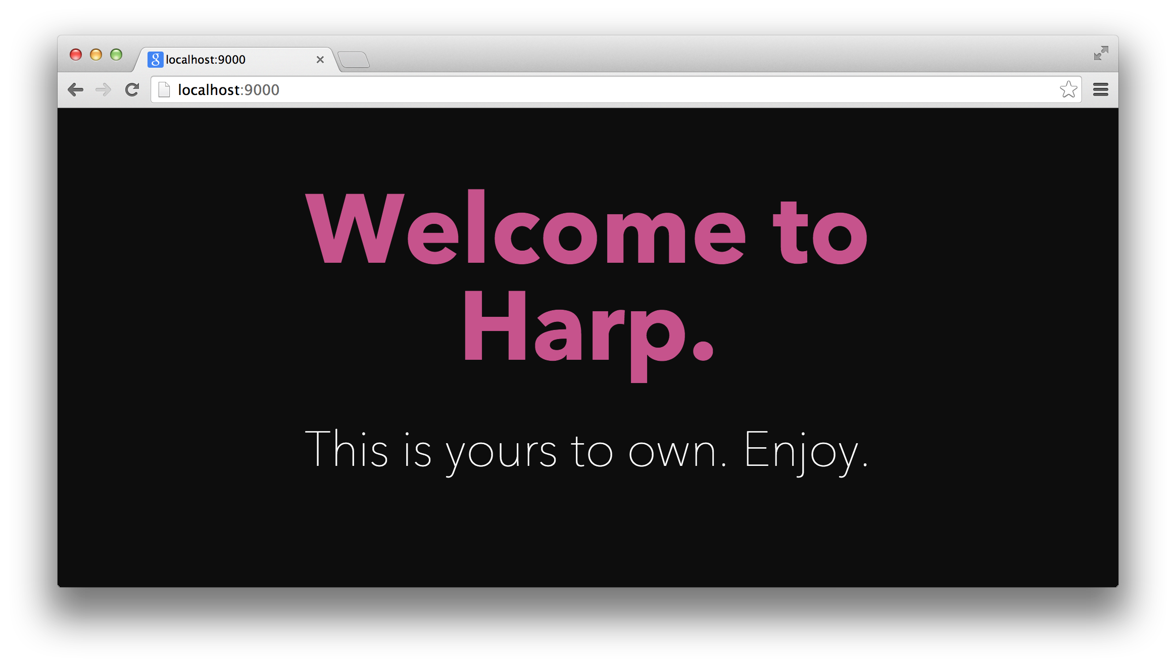 Build a Harp application with Sass
